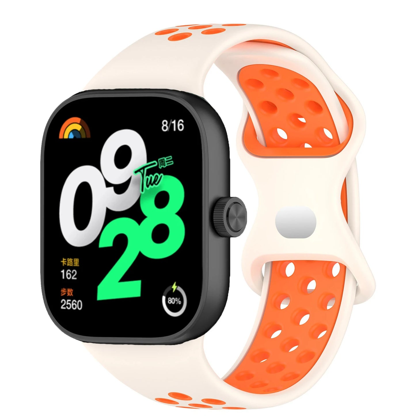 Sports Silicone Strap for Redmi Watch 5/4 Smartwatch Comfortable Breathable Wristband for Xiaomi Band 9/8 Pro Accessories Correa