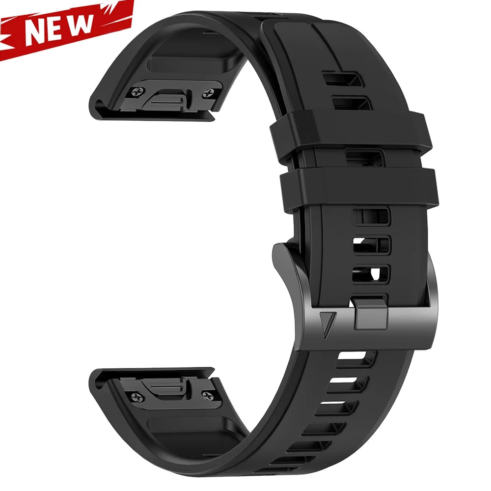 QuickFit 26 22mm Silicone Sport Watch Band for Garmin Fenix 7 7X PRO 6 6X GPS 5 5X Plus 3 HR Epix Pro instinct 2X Strap Bracelet