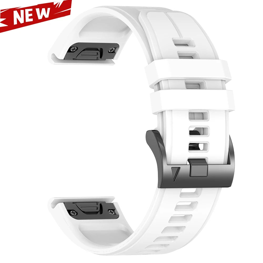 QuickFit 26 22mm Silicone Sport Watch Band for Garmin Fenix 7 7X PRO 6 6X GPS 5 5X Plus 3 HR Epix Pro instinct 2X Strap Bracelet