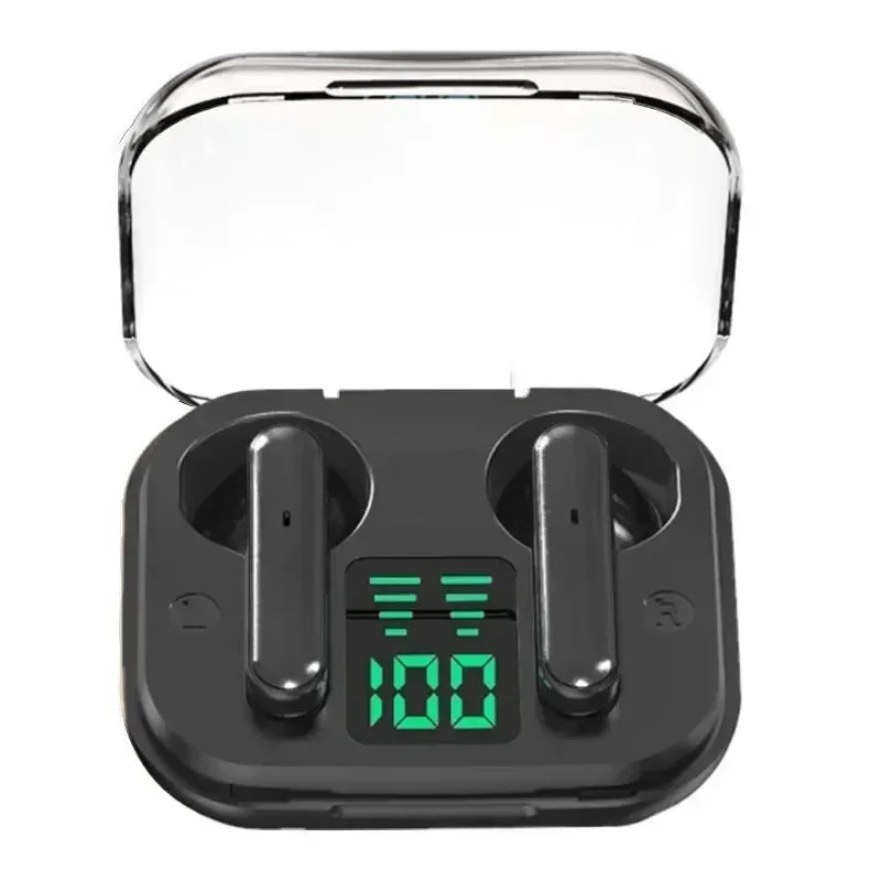 TWS Earpuds Wireless Bluetooth 5.3 Sport Gaming Headsets Noise Reduction Earbuds Mic Headphones with LED Display Earphones