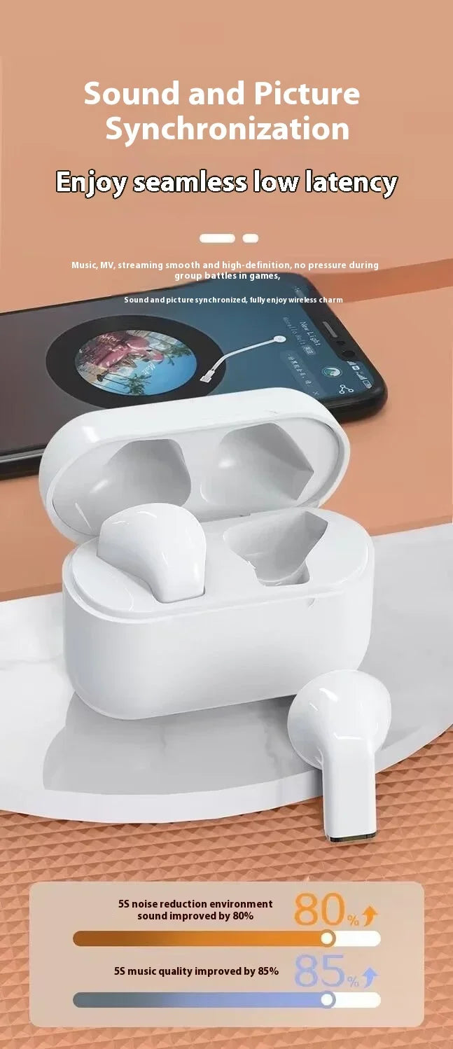 True Wireless Earbuds Immersive Dynamic Audio Active Noise Cancellation Extended Battery for Sports Enthusiasts Long Battery