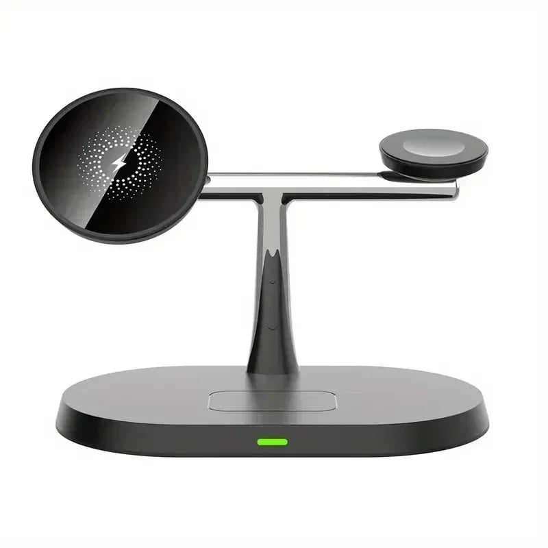 NEW Magnetic Wireless Charger Stand For iPhone 16 15 14 13 12 Pro iWatch 9 8 Airprods 3 In 1  Fast Charging Station