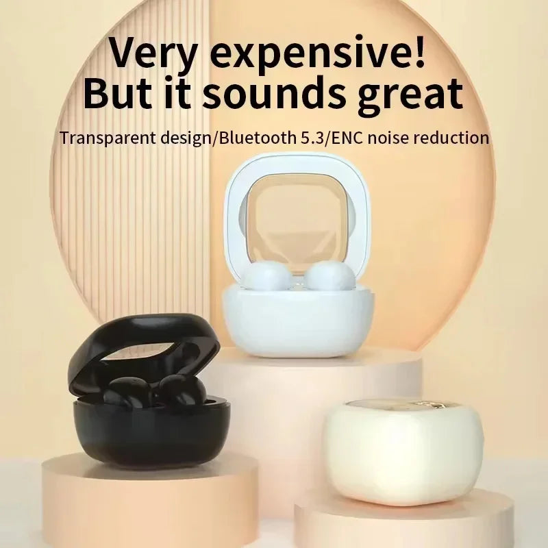 Lenovo Mini Wireless Bluetooth Earphones, Compact Sleep Earbuds, Invisible Earphones for Work and Sports, High-Definition HiFi