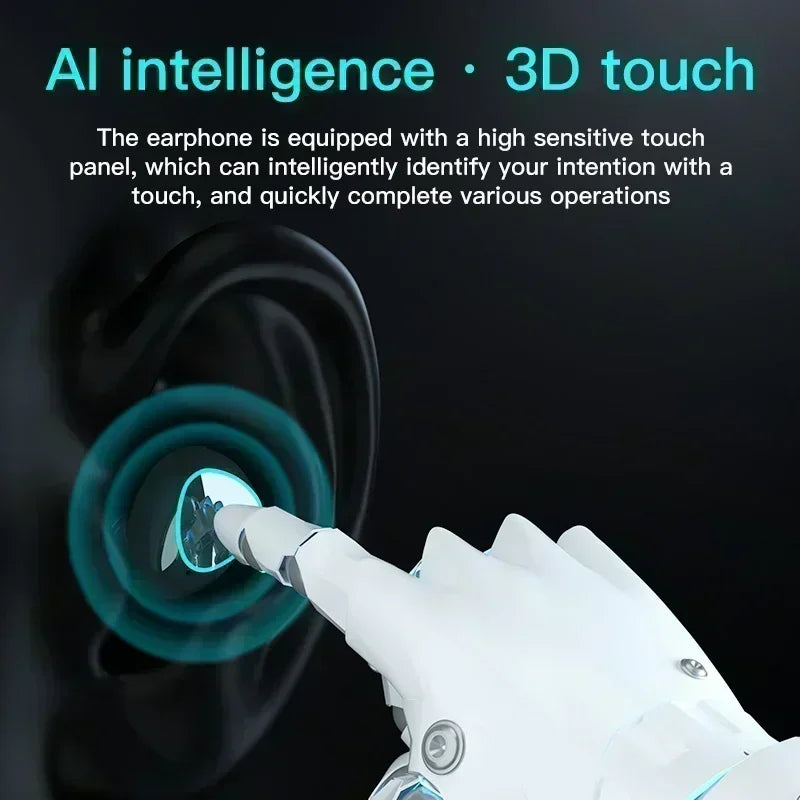 Original M10 Wireless Bluetooth Earpods - All-in-One Sports Headphones with Noise Canceling, Stereo Sound & Built-in Microphone