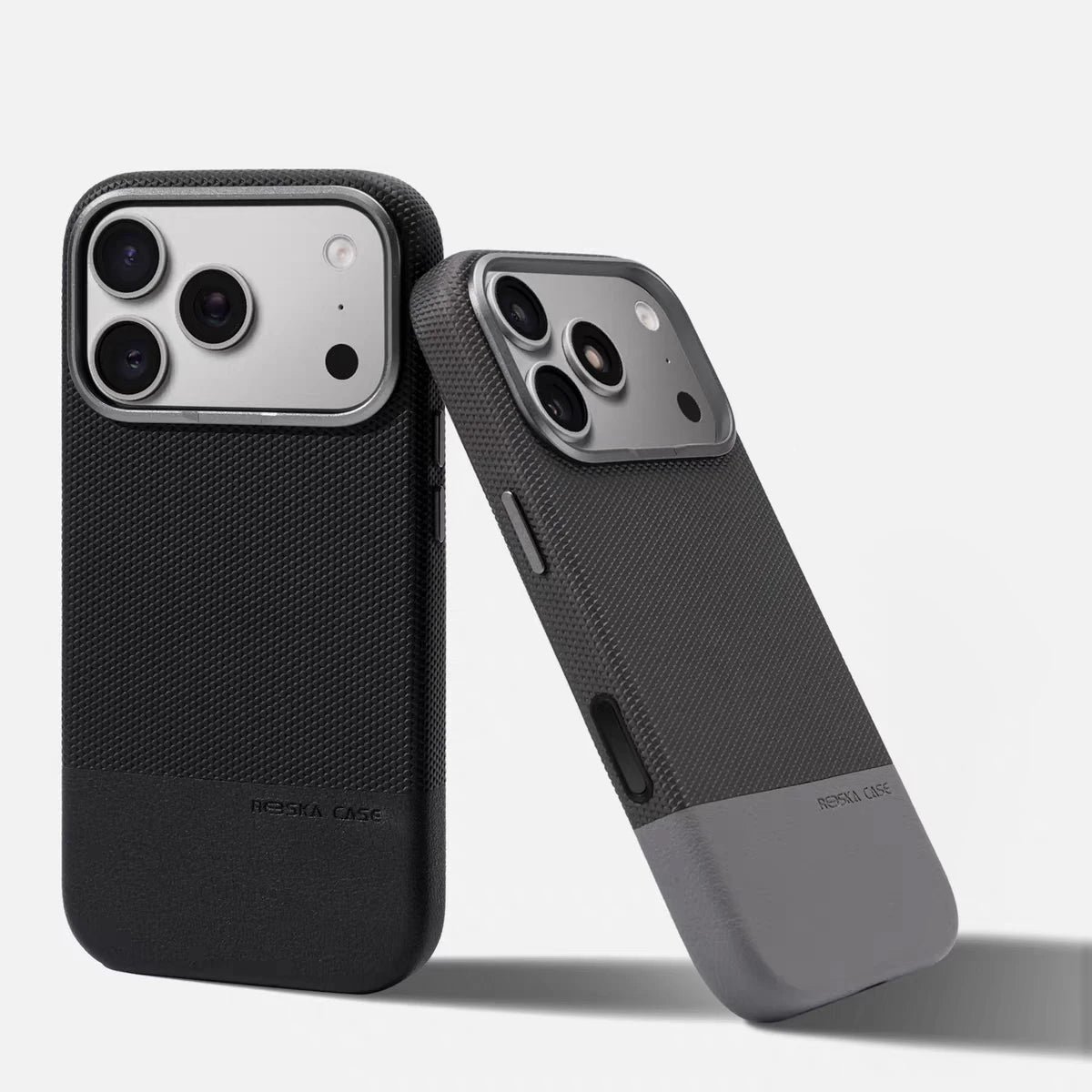 Luxury Business Hit Color Relief Leather Case for IPhone 17 Pro Max 16 15 14 13 for MagSafe Magnetic Shockproof Alloy Lens Cover