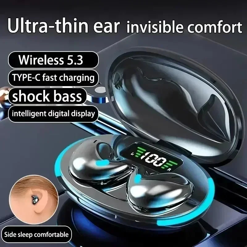 TWS Earphones Wireless Earphones Headphones Noise Reduction Sport Game Sleep Bluetooth Earbuds for all smartphones
