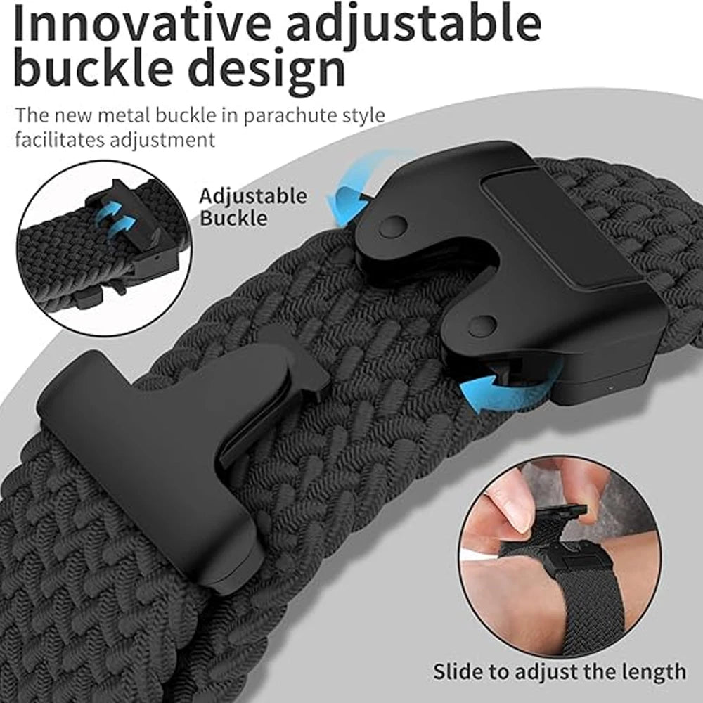 Straps For Galaxy Watch 4 classic/5 Pro/6 classic/7/FE 44mm 40mm 45 43 47 Parachute Braided Bracelet correa Galaxy watch 7 Band