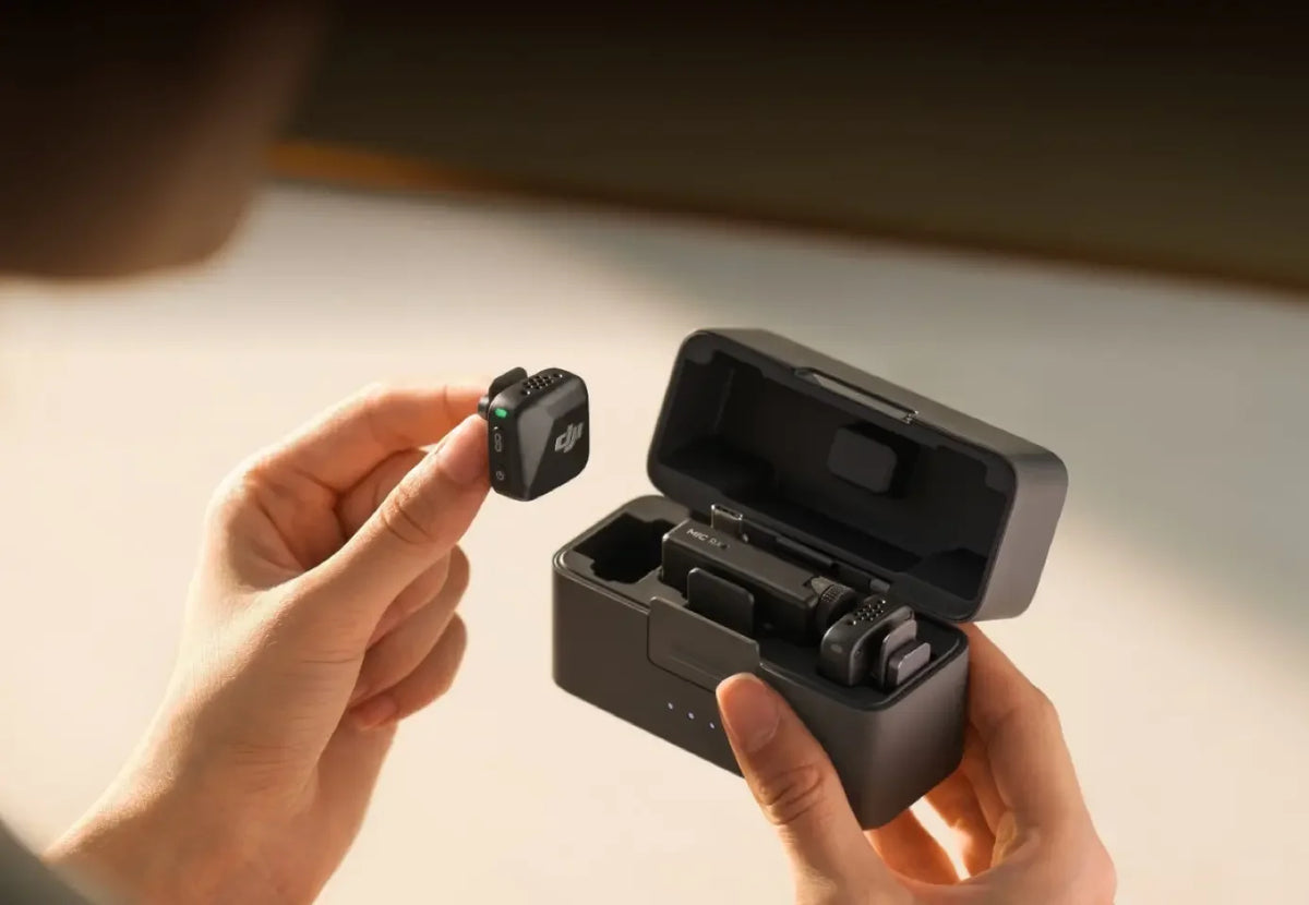 Original DJI Mic Mini (1 TX + 1 RX) Wireless Microphone Ultralight Detail-Rich Audio Noise Cancelling Automatic Limiting