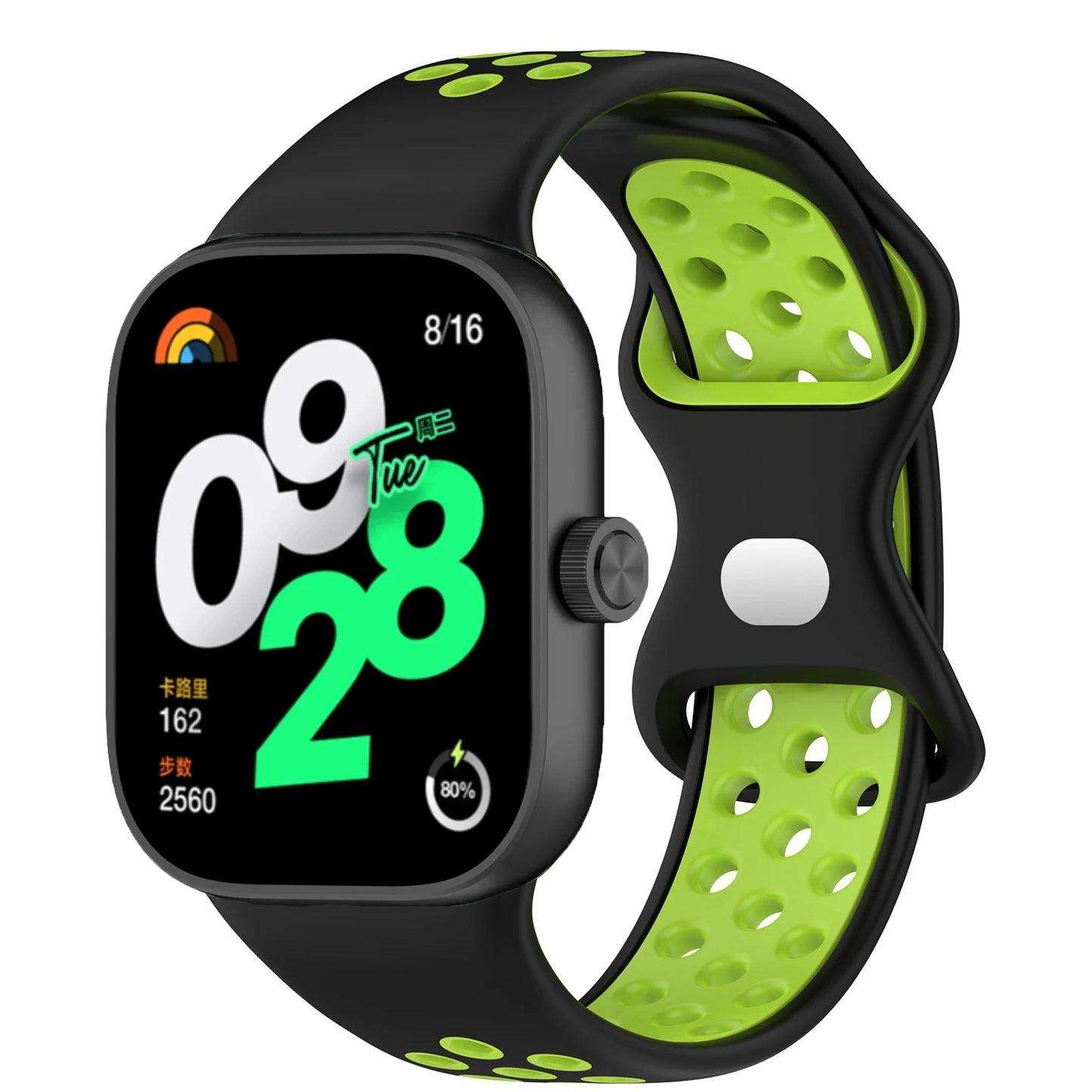Sports Silicone Strap for Redmi Watch 5/4 Smartwatch Comfortable Breathable Wristband for Xiaomi Band 9/8 Pro Accessories Correa